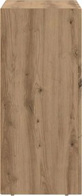 vidaXL Πλαϊνό γραφείο Artisan Oak 59 x 35 x 80.5 εκ.