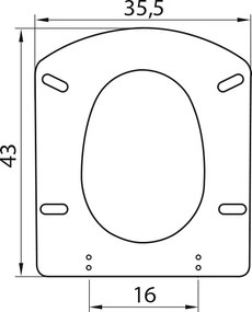 Elvit Dama Senso Polyester 0196 - Κάλυμμα Λεκάνης
