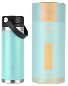 ESTIA ΘΕΡΜΟΣ TRAVEL CHUG SAVE THE AEGEAN 500ml BERMUDA GREEN