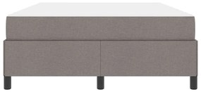 vidaXL Κρεβάτι με ελατήρια Ταμπά και Μαύρο 160 x 200 cm