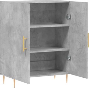 vidaXL Ντουλάπι Γκρι Σκυροδέματος 69,5x34x90 εκ. Επεξεργασμένο Ξύλο