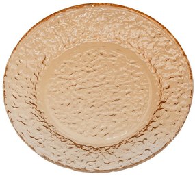 Πιατέλα Γυάλινη 90065 20cm Honey Γυαλί
