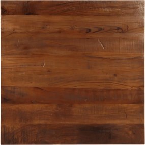 vidaXL Επιτραπέζιο 80x80x2,5 cm Τετράγωνο Μασίφ Ξύλο Ανακυκλωμένο