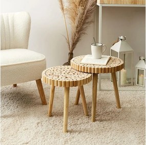 ΤΡΑΠΕΖΆΚΙΑ ΣΑΛΟΝΙΟΎ TABLE GIGOGNE RONDIN X2 M1 HD5208