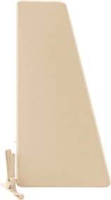 vidaXL Μαξιλάρι πλάτης SOEST 100% Πολυεστέρας Κρεμ 60 x 20 x 40 cm