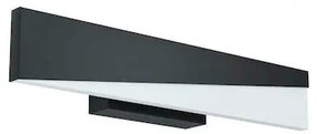 Eglo Isidro Μοντέρνο Φωτιστικό Τοίχου με Ενσωματωμένο LED σε Μαύρο Χρώμα Πλάτους 39.5cm 99563