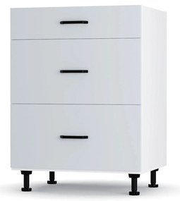 Modest Κάτω Ντουλάπι Συρταριέρα Γκρι  60x48x82εκ