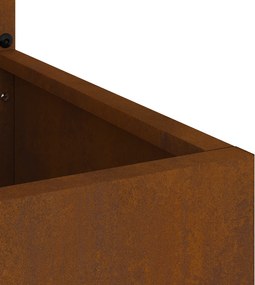 vidaXL Οθόνη Ιδιωτικότητας Κήπου Floral Σκ rusty 50 x 150 cm