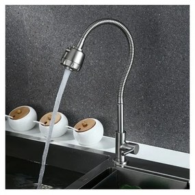 ΒΡΥΣΗ ΧΡΩΜΕ 34cm ΚΡΥΑΣ ΡΟΗΣ ΜΕ ΕΥΚΑΜΠΤΟ ΒΡΑΧΙΟΝΑ ZS-5228