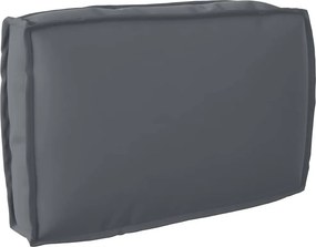 vidaXL Σετ μαξιλαριών Ύφασμα Όξφορντ Ανθρακί 120 x 50 x 52 εκ.
