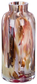 Glasart Βάζο "Roslin" Γυάλινο Brown Claret PU H. 22 cm D. 10 cm