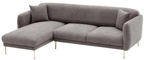 Καναπές Γωνιακός (Αριστερή Γωνία) Simena 825BLC2835 266x133x80cm Grey