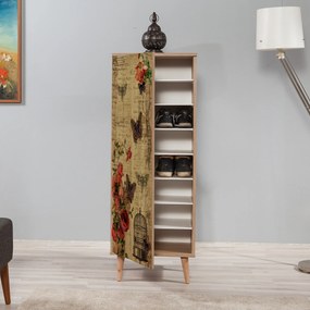 Παπουτσοθήκη Sonoma Δρυς DRAPRO 50x38x135