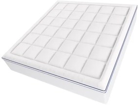 VEVOR Mattress Topper Premium Memory Foam Fiber Fill King 101.6 mm Thickness