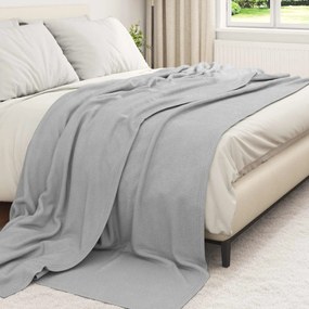 vidaXL Ριχτάρια 24 pcs Γκρι 240 x 220 cm Μαλλί