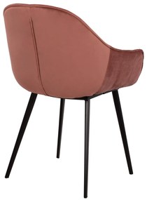 Καρέκλα-Πολυθρόνα BETHANY Βελούδο Σάπιο Μήλο 58x63x84Υεκ. 58x63x84 εκ.