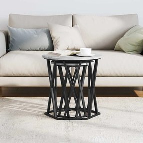 vidaXL Τραπεζάκι σαλονιού 2 pcs Γκρι sonoma 50 x 50 x 50 cm