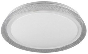 Φωτιστικό Οροφής - Πλαφονιέρα Heracles R62371100 18W Led Φ38cm 5cm White RL Lighting Πλαστικό