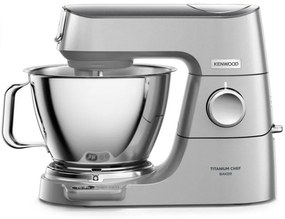 Kenwood Chef Πλανητικό μίξερ KVC85.004SI, 1200 W, 2 μπολ 3.5/5 l, 9 ταχύτητες, Παλμός, Ενσωματωμένη κλίμακα, Ασημί