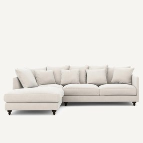 Γωνιακός καναπές-κρεβάτι από βελούδο, Lazare