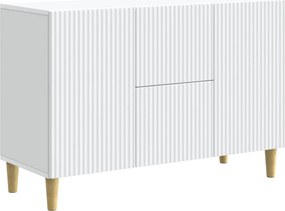 vidaXL Πλαϊνό γραφείο Λευκό 89 x 34,5 x 60 εκ. Επεξεργασμένο Ξύλο