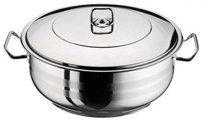 Κατσαρόλα Πλασωτέ Arian 430 ISF00100340 40x16cm 17,5Lt Inox Isfa Metal 40cm Stainless Steel