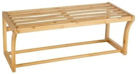 Ράφι Τοίχου Με Κρεμάστρα AH-BA22004 60x25,5x20, 5cm Natural Andrea House