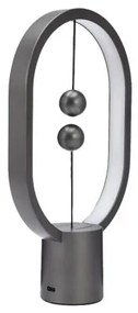 Designnest Heng Balance Mini Plastic Lamp Ellipse Διακοσμητική λάμπα με μαγνητικό διακόπτη Dark Grey-DH0098DG/HBLEMN-Γκρι DH0098DG/HBLEMN