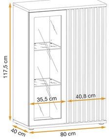 Swap XIX Σύνθεση Καφέ δρυς 280x180x40