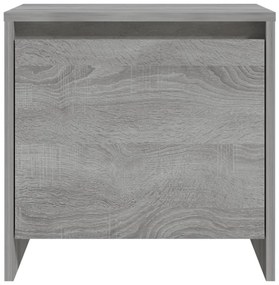 vidaXL Κομοδίνα 2 τεμ. Γκρι Sonoma 45x34x44,5 εκ. από Επεξ. Ξύλο