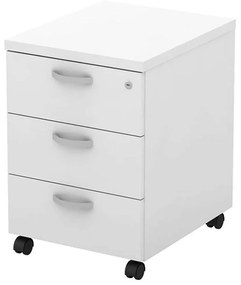 Συρταριέρα Γραφείου Τροχήλατη ΕΟ979,1 40x48x56cm White
