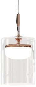 Κρεμαστό Φωτιστικό Οροφής LED 8,5W 2700K Dimmer Κρύσταλλο Diver S3 Prandina-1C75001117001-Χάλκινο 1C75001117001