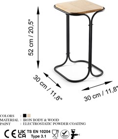 Coffee Table Shb-001-A Black
Natural