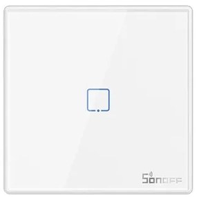SONOFF smart διακόπτης T2EU1C-RF 433MHz, αφής, μονός, λευκός
