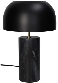 Επιτραπέζιο Φωτιστικό Μαύρο Μάρμαρο 25x25x38cm | Συσκευασία 1 τμχ