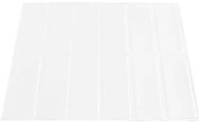 vidaXL Ορθογώνιο Πλακάκι 20 pcs Λευκό 29 x 23 x 0,08 εκ