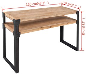vidaXL Τραπέζι Κονσόλα 120 x 40 x 85 εκ. από Μασίφ Ξύλο Ακακίας