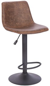 Σκαμπό Bar Asti 26-0037 42x49x109.5 Brown-Black