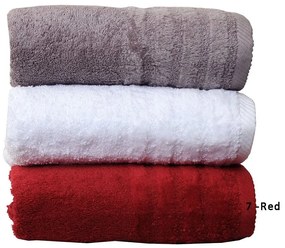 Πετσέτα Spa 7 Red Anna Riska Χεριών 30x50cm 100% Cotton