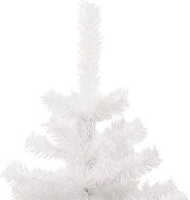vidaXL Χριστουγεν. Δέντρο Προφωτισμένο Τεχνητό Μπάλες Λευκό 150εκ