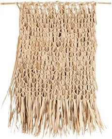 Ψάθινο διακοσμητικό τοίχου boho 70x98εκ.