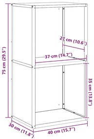 ΡΑΦΙ ΚΑΥΣΟΞΥΛΩΝ 40X30X75 ΕΚ. ΧΑΛΥΒΑΣ ΨΥΧΡΗΣ ΕΛΑΣΗΣ 864194