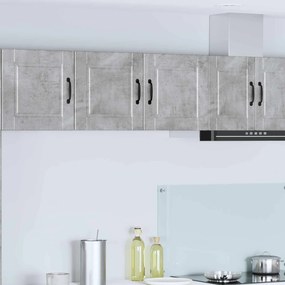 vidaXL Ντουλάπα Κουζίνας με ράφι Σκυρόδεμα Γκρι 80 x 31 x 40 εκ
