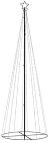 vidaXL Χριστουγεννιάτικο Δέντρο Κώνος 310 LED Μπλε 100 x 300 εκ.