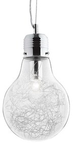 Φωτιστικό Οροφής Luce 033679 22x45/257,5cm 1xE27 60W Clear Ideal Lux