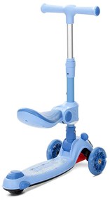 Πατίνι Scooter Swiftie Τρίτροχο Αναδιπλούμενο με Κάθισμα  Blue  10390220004 Lorelli