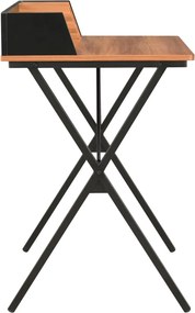 vidaXL Γραφείο Μαύρο / Καφέ 80 x 50 x 84 εκ.