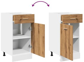 Συρτάρι κάτω ντουλάπι Artisan Oak Κατασκευασμένο ξύλο - Καφέ