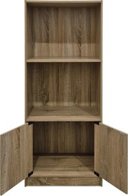 Βιβλιοθήκη Tekaro pakoworld sonoma 60x30x120εκ