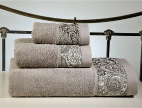 Πετσέτες Μπάνιου (Σετ 3τμχ) Down Town 834 Bombay Brown 600gsm